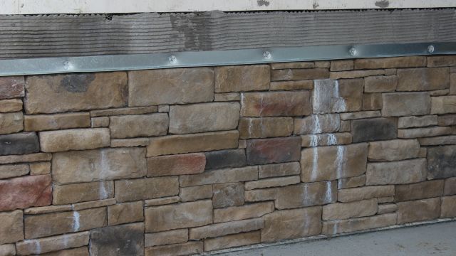 Any calcium extruding from the mortar joints will need to be cleaned before it has a chance to build up and become extremely problematic, again requiring more aggressive cleaning and possibly damaging the surface of the adjacent stone.