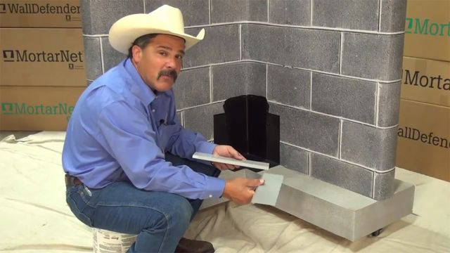 Steven Fechino demonstrates a metal drip edge inside corner install.