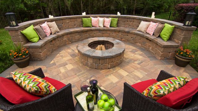Tremron pavers, walls and backyard design products