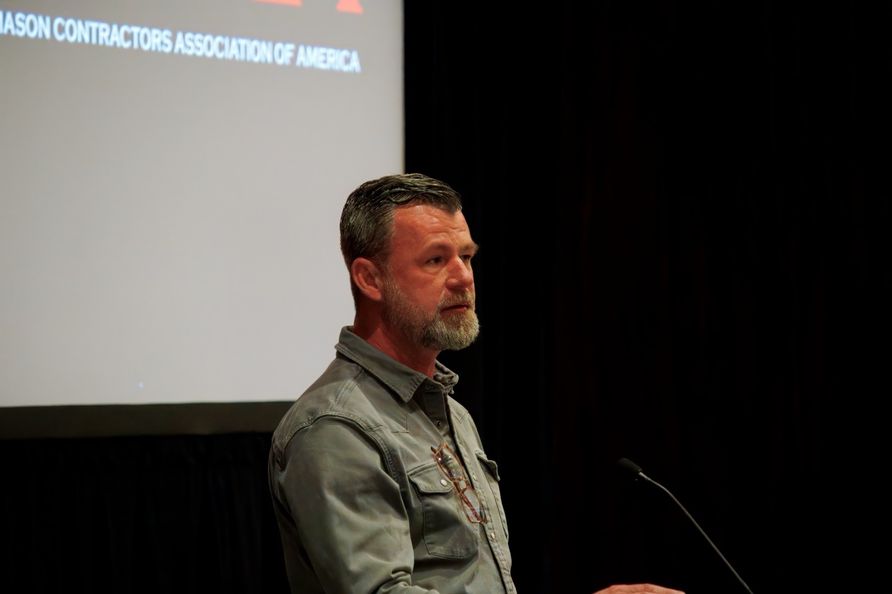 People attending an MCAA education session