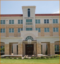 University campus housing as it was built, including the Cast Stone.