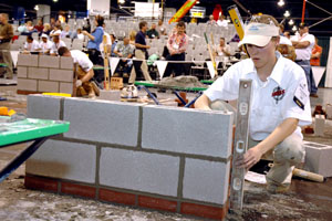Our Association has been developing nation-wide interest in events such as the Masonry Skills Challenge.