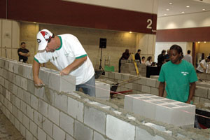 Ray Robinson, 2007 Fastest Trowel on the Block Competition winner.