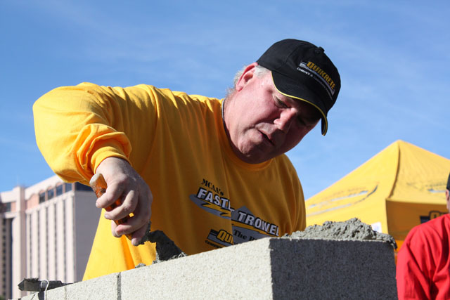 2011 Fastest Trowel on the Block, Second Place - Keith White