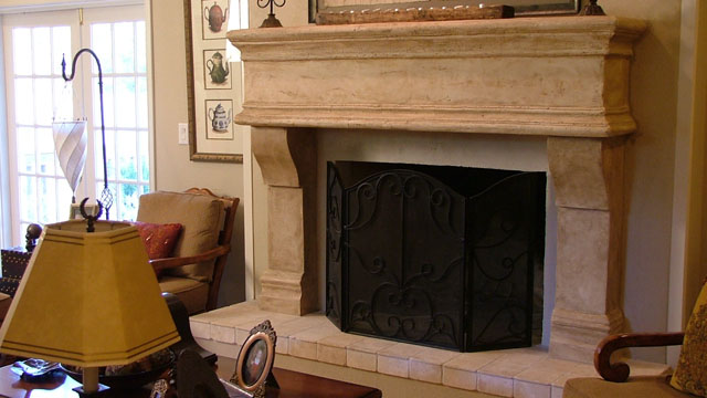 Natural Stone Fireplace Surround With One Hour Install