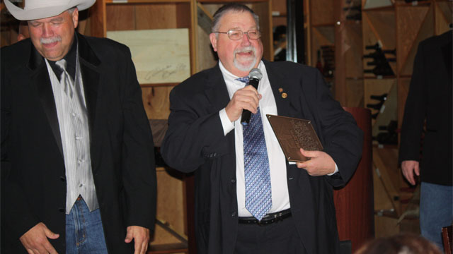 Jerry Painter of Painter Masonry, Inc. in Gainesville, Fla. is inducted into the inaugural Masonry Hall of Fame class.