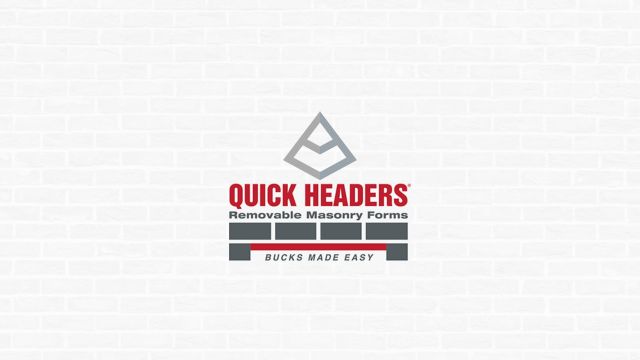 Quick Headers Joins 2024 Masonry Alliance Program at Silver Level