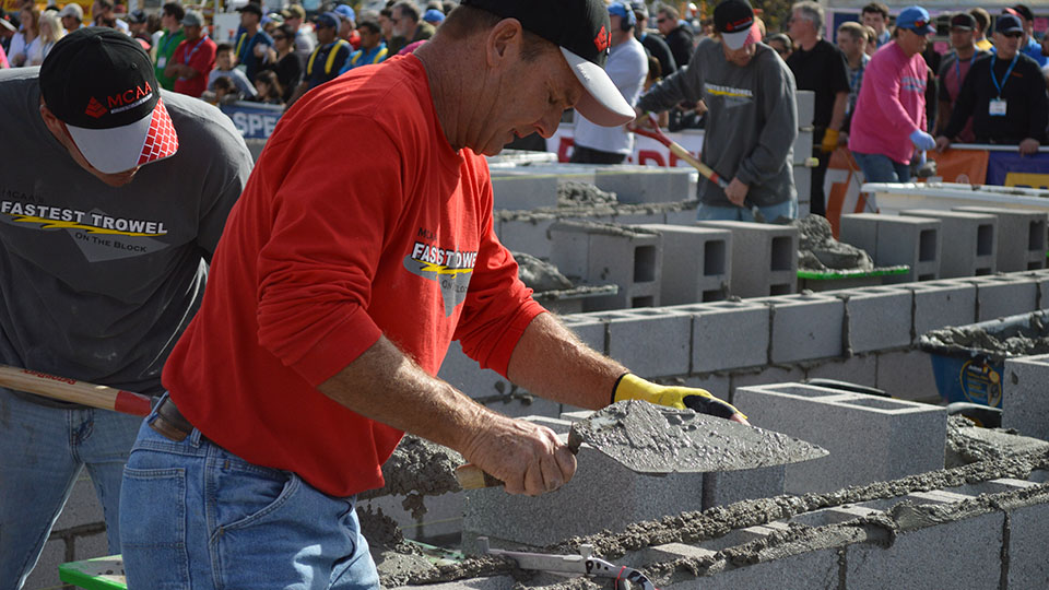 2014 Fastest Trowel on the Block, Third Place - Pascal Robertson