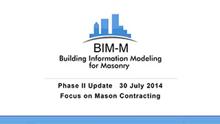 Opportunities for BIM in Mason Contracting