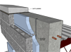 Coping and dove-tail anchor wall ties