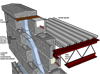 Truss attachment to bulb 'T', coping and bond beam
