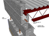 Truss attachment to bulb 'T'