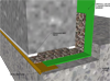 Flashing at base of wall